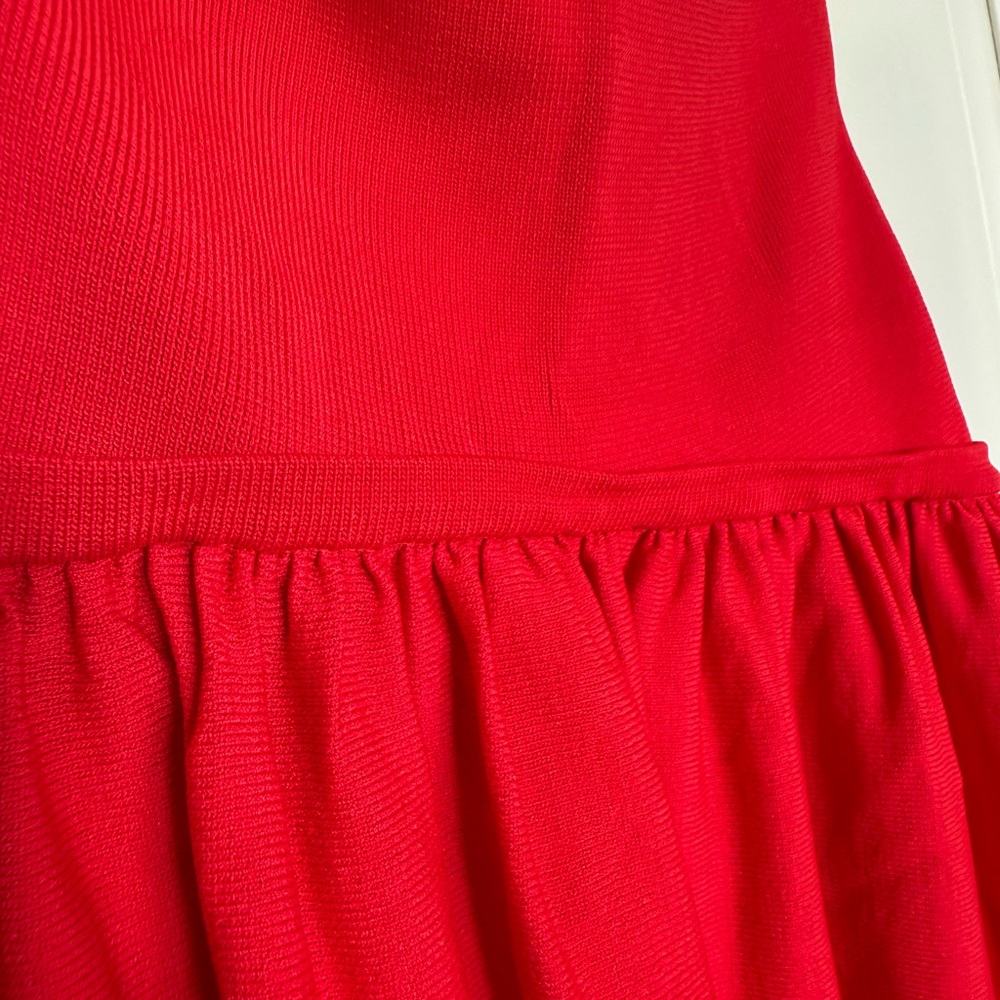 Solid & Striped Vibrant Red Strapless Dress - image 3